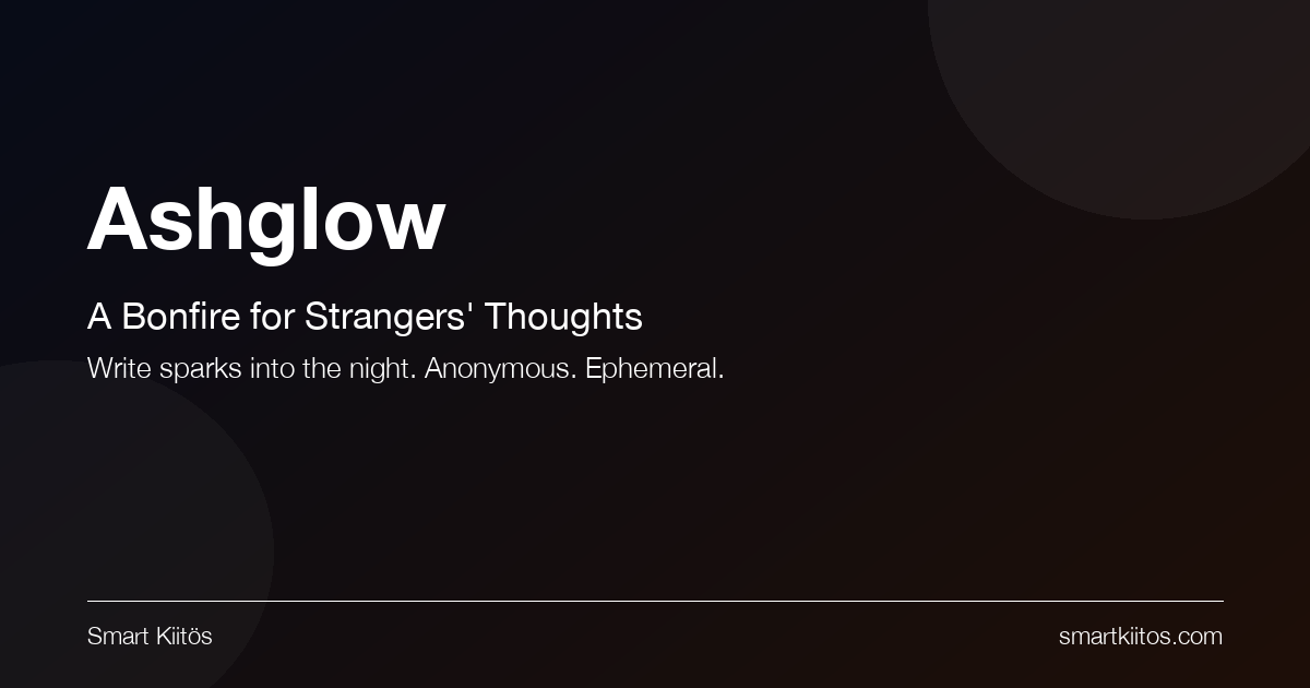 Ashglow — async social app