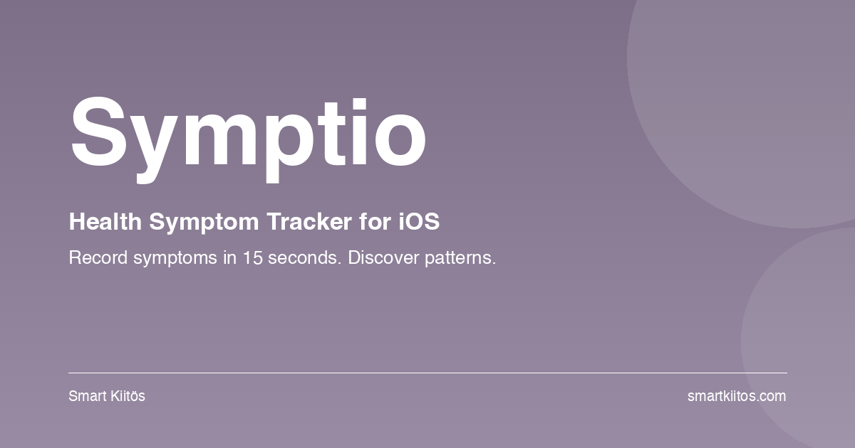 Symptio — health symptom tracker